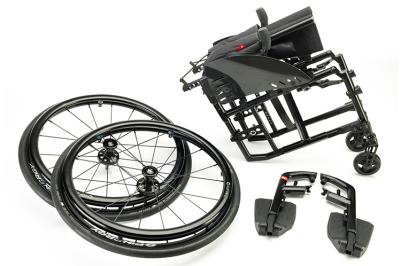 Küschall Compact 2.0 er designet spesielt for brukere med nedsatt muskelstyrke og kan enkelt demonteres og legges sammen under transport.