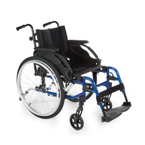 manuell rullestol Invacare Action 3 NG blå ramme
